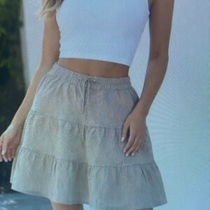 Casual Tan Women's Skirt